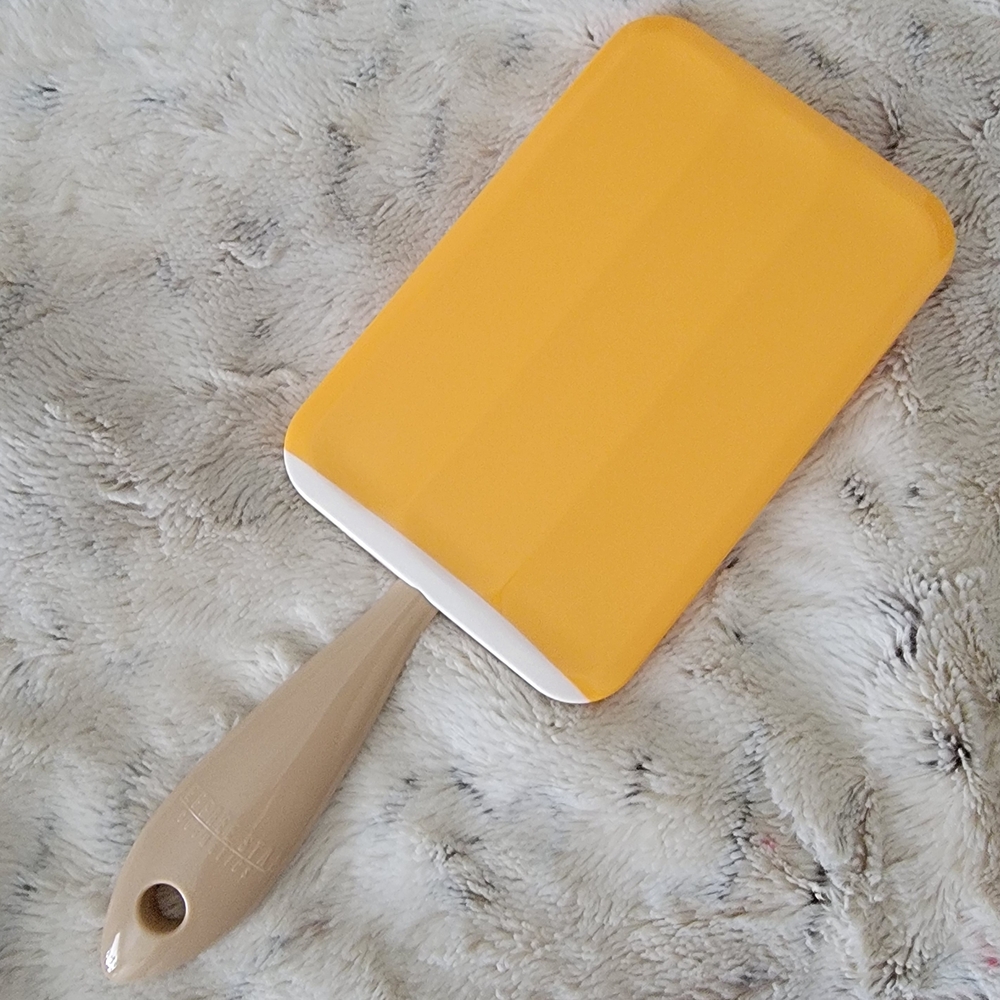 Yellow and Tan Tablet Stand